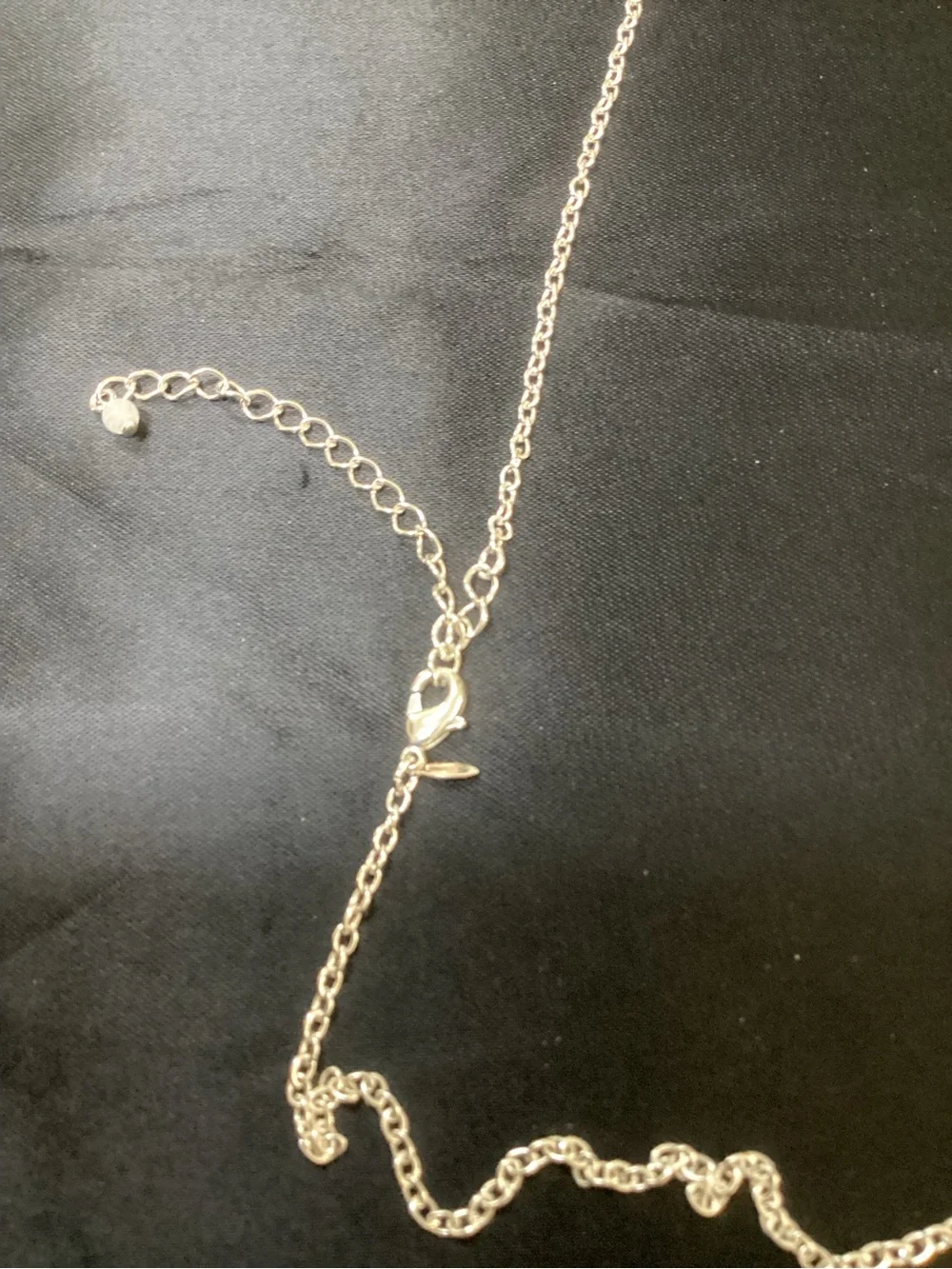 Avon Gold-Tone HOPE Round Pendant Necklace with Yellow Faceted Center